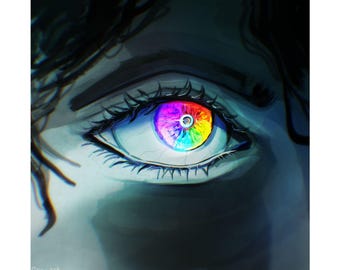Gaze Satin Poster (210gsm)