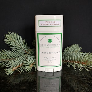 Natural and effective Chemical & Aluminum free Deodorant Pine and Sandalwood