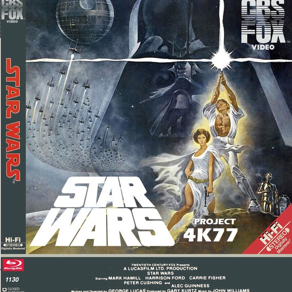 Star Wars Empire Strikes Back Return Of The Jedi 4K77 Original Unaltered Trilogy Blu Ray