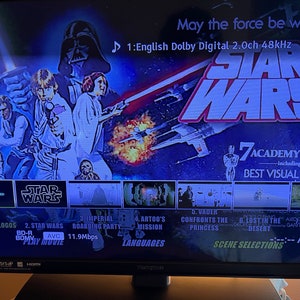 Star Wars Empire Strikes Back Return Of The Jedi 4K77 Originele ongewijzigde trilogie 3 Disc Blu Ray afbeelding 4