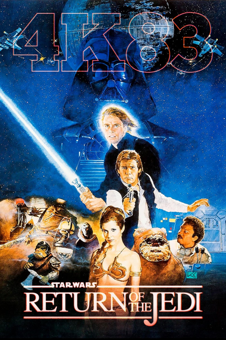 Star Wars Empire Strikes Back Return Of The Jedi 4K77 Originele ongewijzigde trilogie 3 Disc Blu Ray afbeelding 5