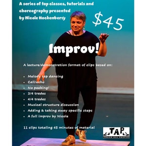 Tap dance gift, tap dance class, gift for tap dancer, learn to tap dance, dance, dance class, dance tutorial, I love tap, Nicole Hockenberry