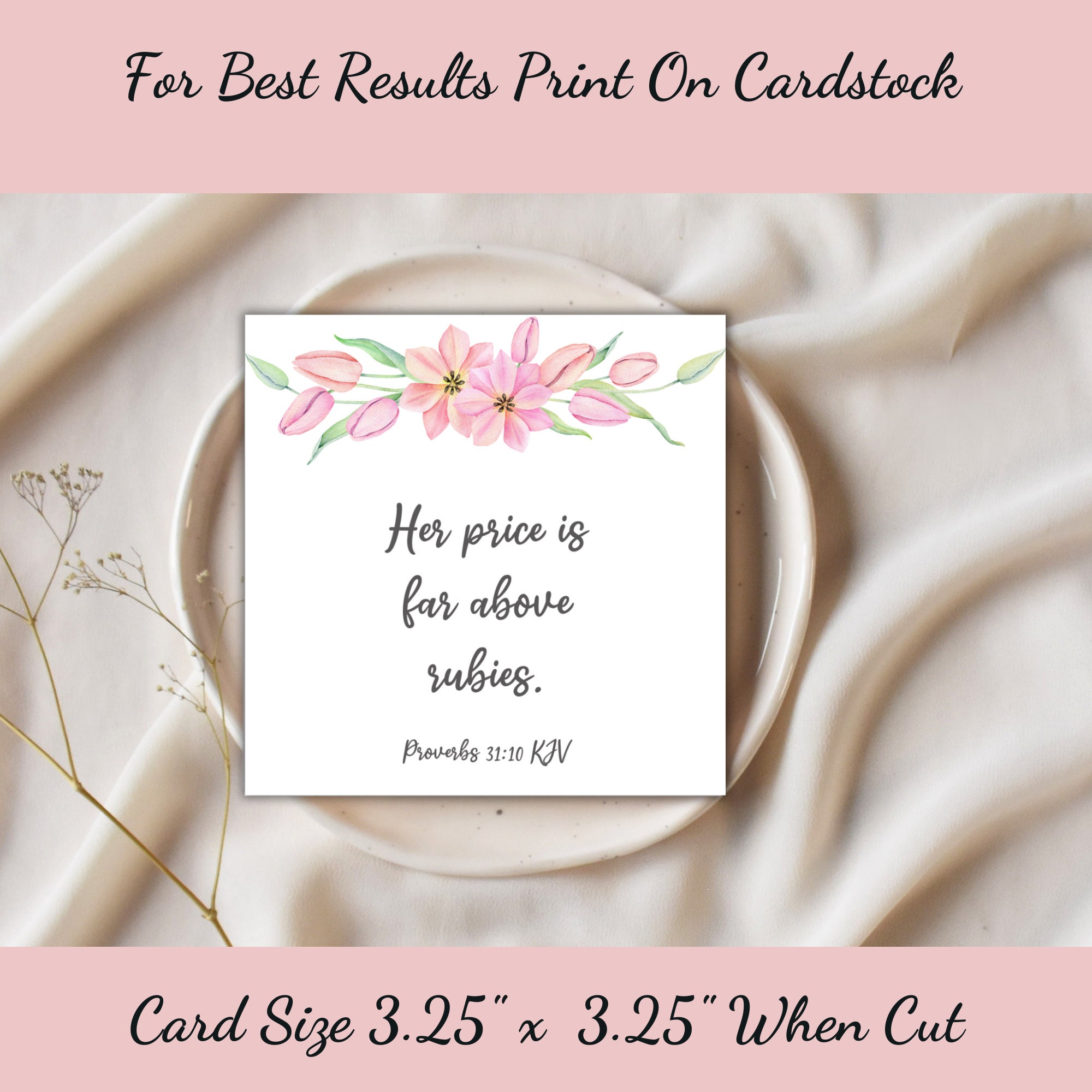 12 Printable Mothers Day Scripture Cards Mothers Day Bible Verse Cards ...