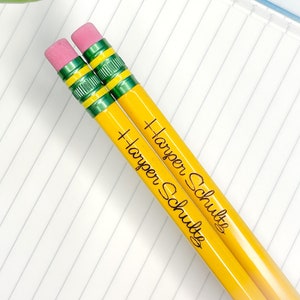 Personalized Pencils | Engraved Pencil Set | Pencils with Name | Personalized School Supplies | Personalized Pencils for Teachers | Pencil