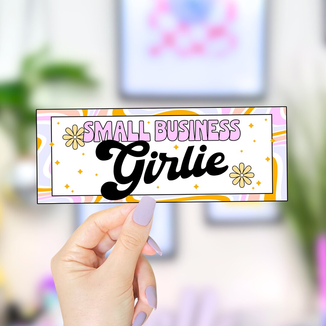 Small Business Bumper Sticker, Vinyl Bumper Sticker, Car Sticker, Quote