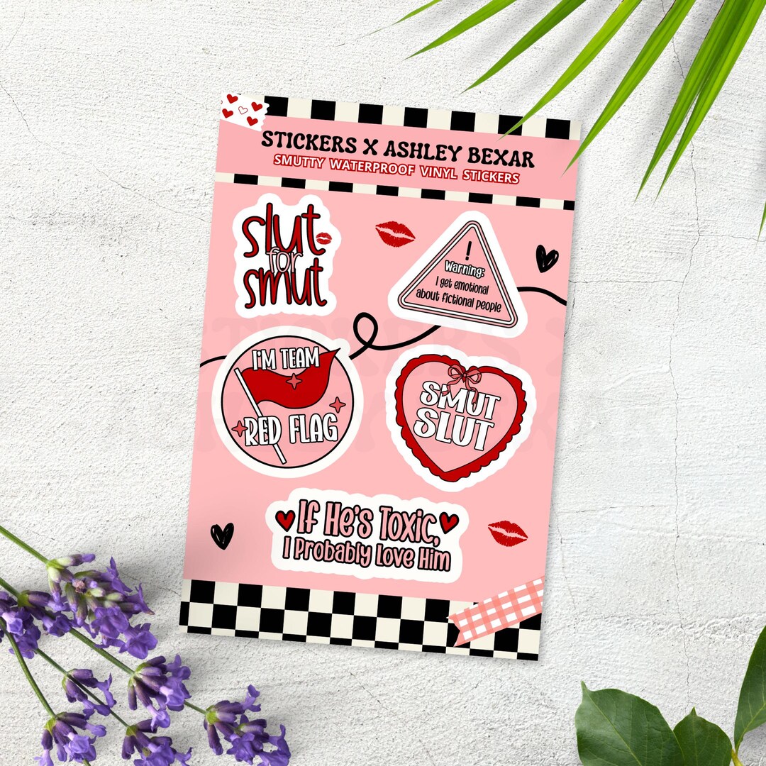 Bookish Waterproof Vinyl Sticker Sheet, Relatable Sticker, Journal ...