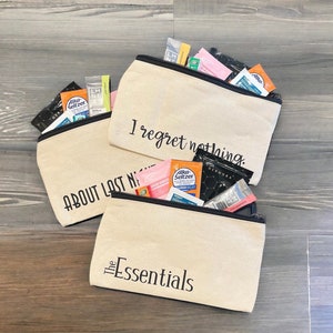 bachelorette party kit for hangover pack bridal recovery kit wedding girls trip survival kit for hangover sorority party pub crawl recovery