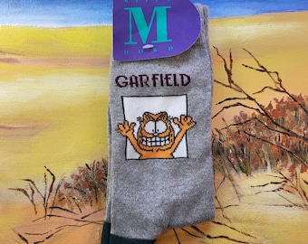 Calzini nuovi di zecca, vintage, Garfield Mitch Dowd, realizzati in Australia