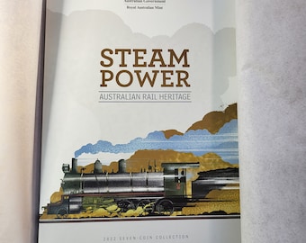 2022 Australian 50c Steam Train Coin Set: Series 7