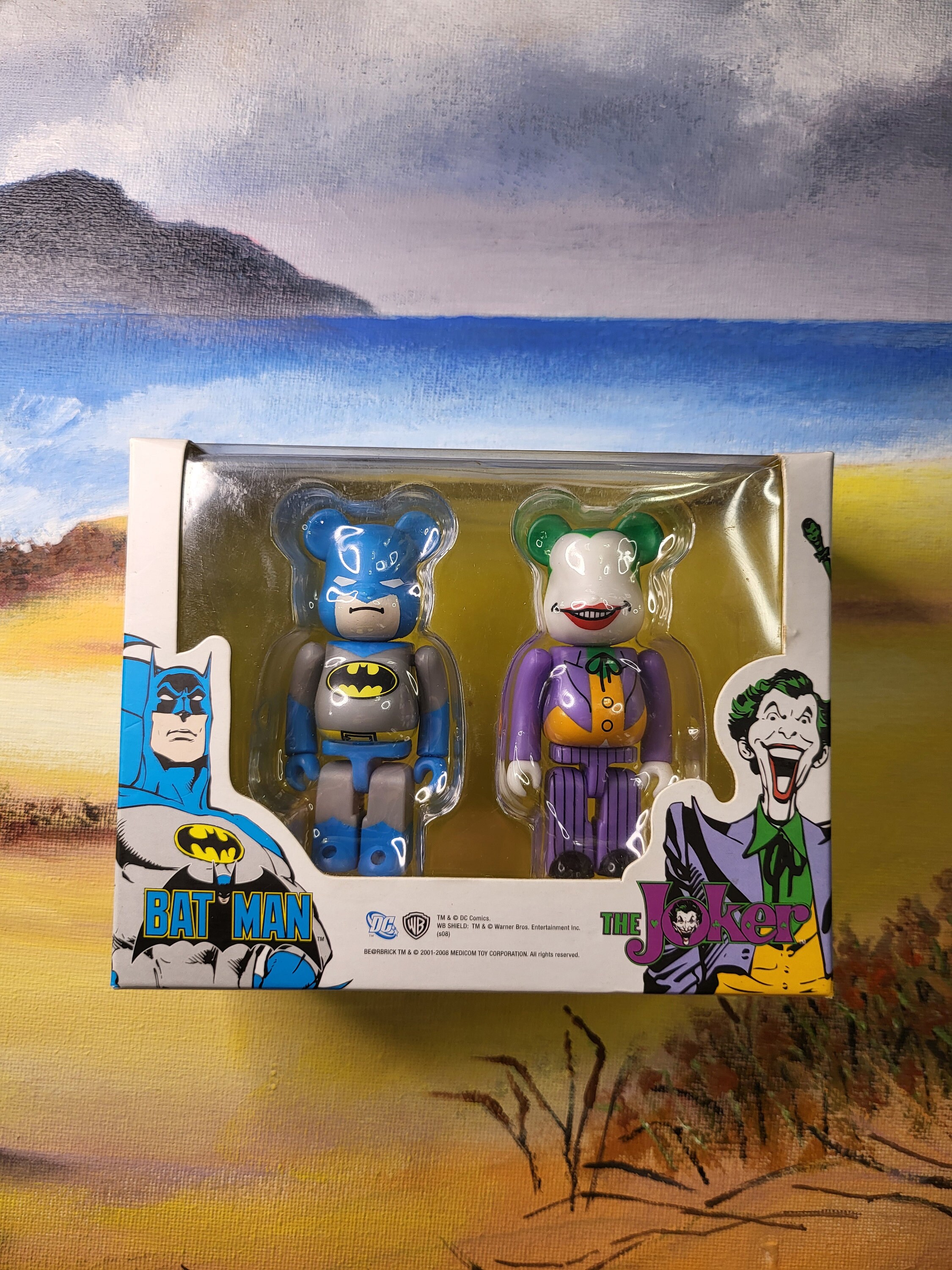 Buy BATMAN & JOKER Bearbrick Be@rbrick Set 2 RARE 100% Online in  