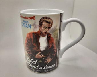 Tazza vintage di James Dean: cimeli del film Gioventù bruciata