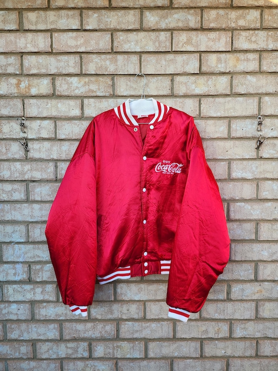 Vintage Coca Cola Bomber Jacket: 90s Futureball Official Merch XL 