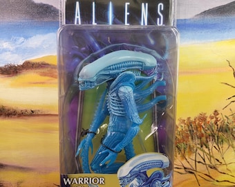 ALIENS series 11 Translucent Blue Warrior Alien action figure~NECA~NIB
