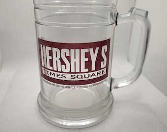 Boccale di vetro vintage Hershey's Times Square - Luminarc USA