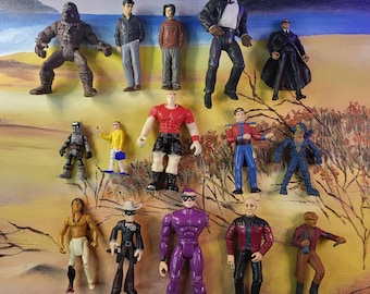 Lotto di 15 action figure vintage miste anni '80~'90~y2k