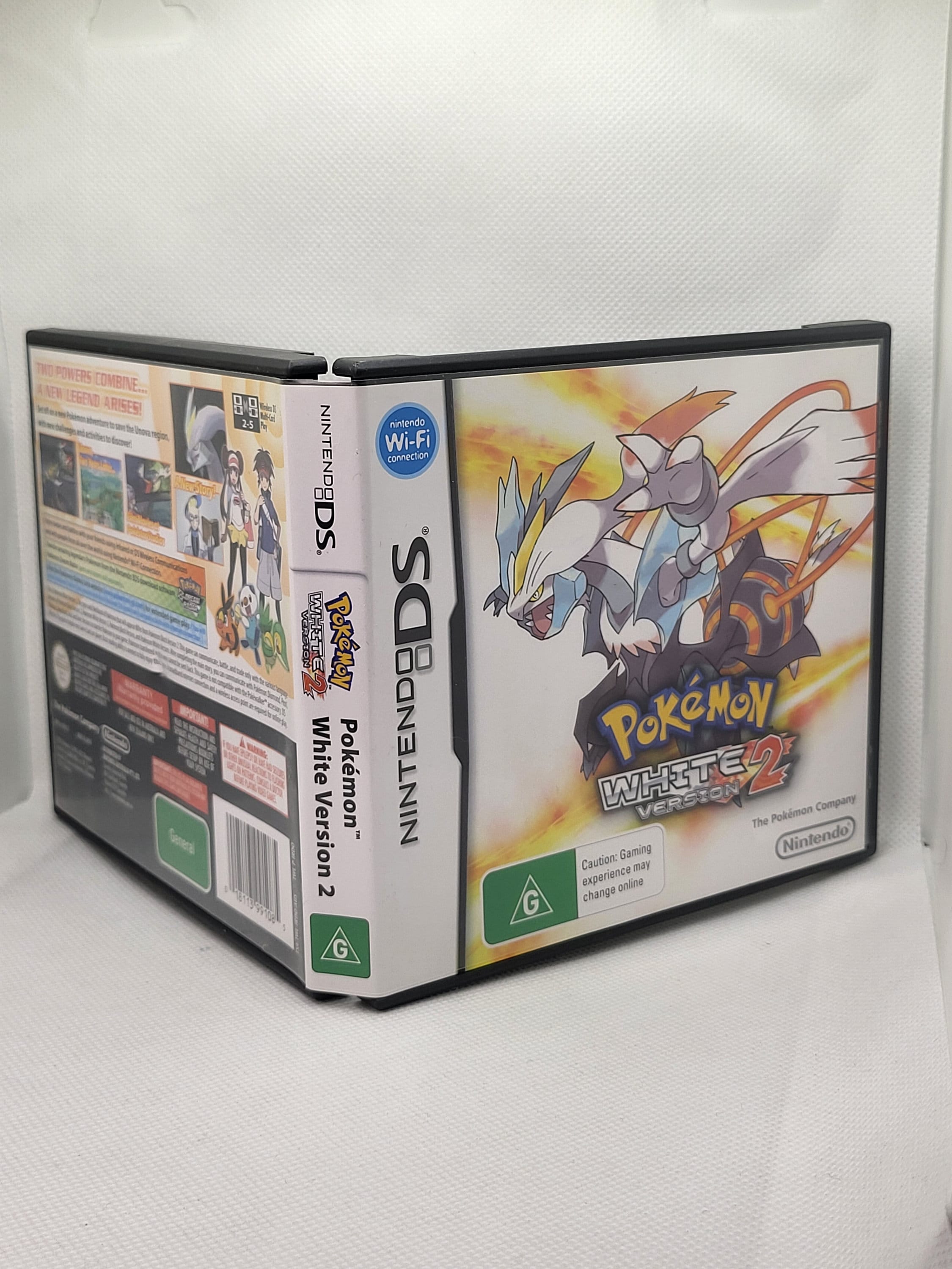 Case and Manual Only NO GAME Pokemon White Version 2 Nintendo DS 
