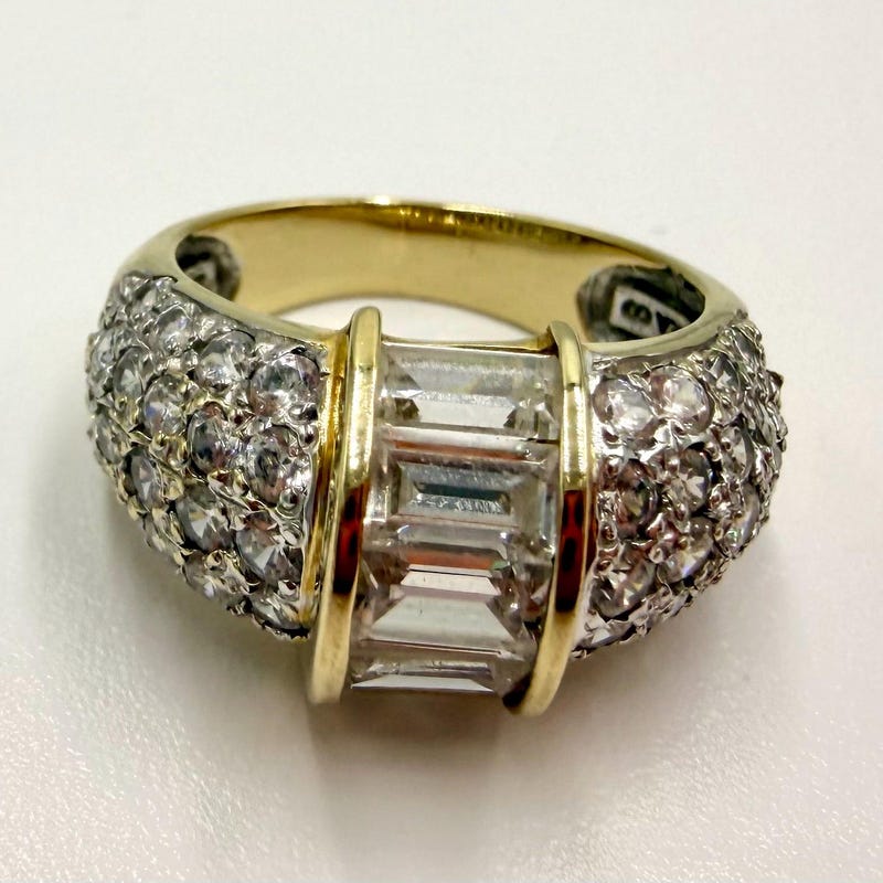 Qvc Diamonique Rings - Etsy