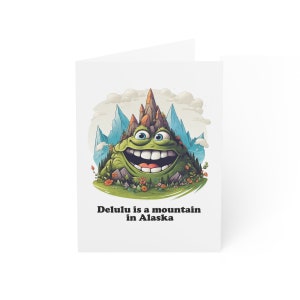 Lascia che il tuo delulu si realizzi biglietto di auguri di compleanno