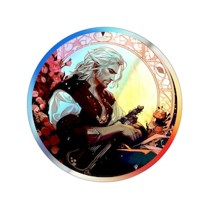 The Witcher Ballad: Holographic sticker, decal