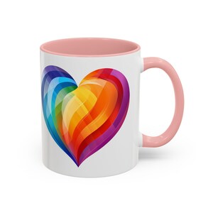 Proud Heart Valentine: Accent Coffee Mug, 11oz