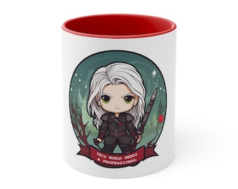 The Witcher: This World Needs a Professional Accent Coffee Mug, 11oz