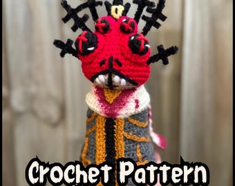 Frog Bishop Crochet PDF Pattern Amigurumi Cult of the Lamb