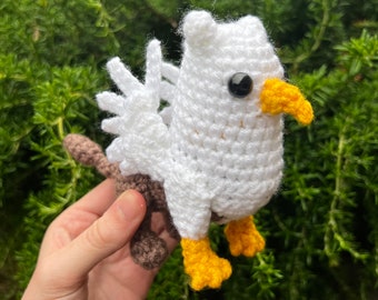 Custom Handmade Crochet Amigurumi Gryphon