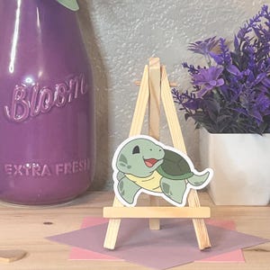 Green Chibi Sea Turtle 3” Vinyl Sticker