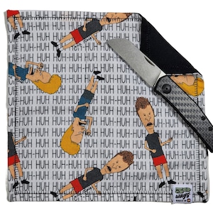 50 WAYS Pocket Pocket Hank Everyday Carry EDC Gear Scales Handkerchief MTV Cartoon Animation Beavis and Butt-Head