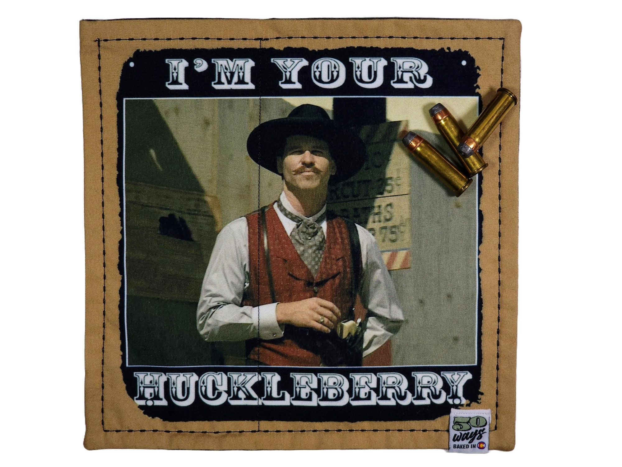 50 WAYS Pocket Pocket Hank Everyday Carry EDC Gear Scales Handkerchief Tombstone Movie Doc Holliday I'm Your Huckleberry