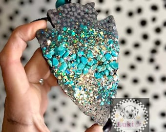 Geode Arrowhead Freshie | Handmade Car Accessory | Gift