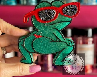 Twerking Frog Freshie | Handmade Car Accessory | Gift