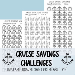 Cruise Ship Savings Challenges Savings Challenges Bundle Vacation Savings Challenge