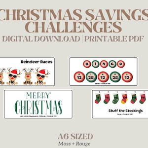 Christmas Savings Challenges