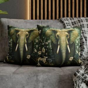 Elephant Pillow Cover, Unique Elephant Pillow Case, William Morris ...