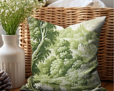 Claudine print pillow cover 2025