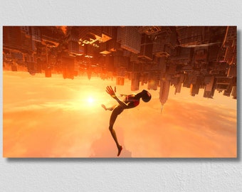 Spider-Man Miles Morales ITSV Suit Rotation Impression sur toile numérique 120 x 27 pouces
