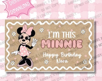 Modello banner "I'm This Minnie 3" / FILE DIGITALE