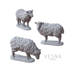 Flock of Sheep - Terrain/Diorama Accessory Pack