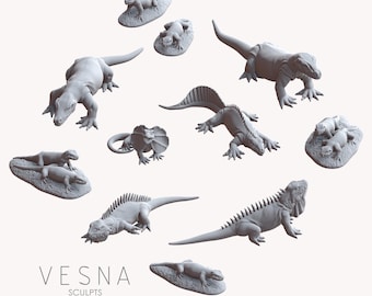Lizards - Terrain/Diorama Accessory Pack