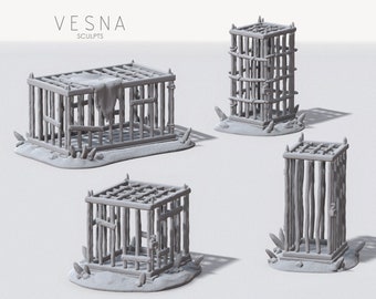 Fantasy Cages - Terrain/Diorama Accessory Pack