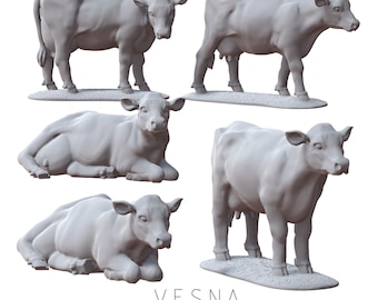 European Cows - Terrain/Diorama Accessory Pack