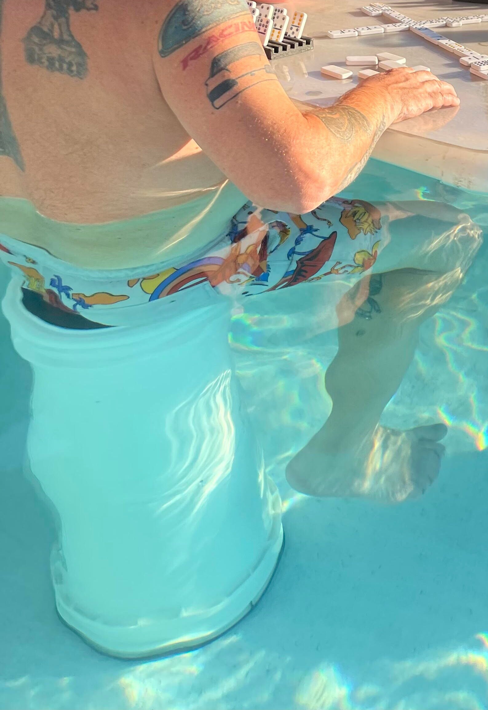 Pool Stool Underwater Etsy