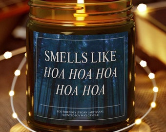 Twilight Funny Smells Like Hoa Hoa Hoa Candle, Twilight Soy Candle, Twilight Inspired Gift Candle, Book Lover Gift Candle, Bookish Candle