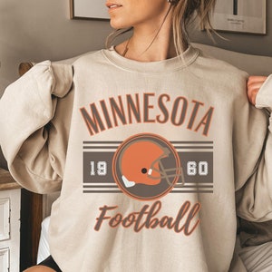 Minnesota Vikings Sweatshirt, Minnesota Football Sweatshirt, Minnesota Football Fan Shirt, Minnesota Game Day Shirt Trendy Viking Sweatshirt