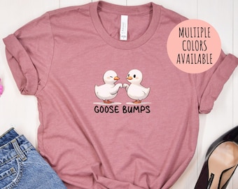 Camisa de piel de ganso, camiseta de ganso tonto, traje de ganso divertido, camiseta amante del ganso, ropa de pareja de ganso regalos de ganso sarcástico, pieles de ganso divertidas