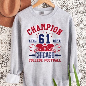 Chicago Bears Sweatshirt, Retro Chicago Bears Football Sweatshirt Bears Fan Gift Chicago Bears Shirt Chicago Football Game Day Chicago Shirt