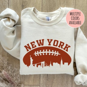 New York Sweatshirt, New York Skyline, New York Jets Sweatshirt, New York Football, NY Sweatshirt, New York Football Shirt, New York Gift