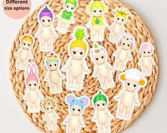 Sonny Angel Stickers, Sonny Angel Phone Decal Sonny Angel Waterproof Sticker Sonny Angel Illustrations Bunny Sonny Angel Decal Vinyl Sticker