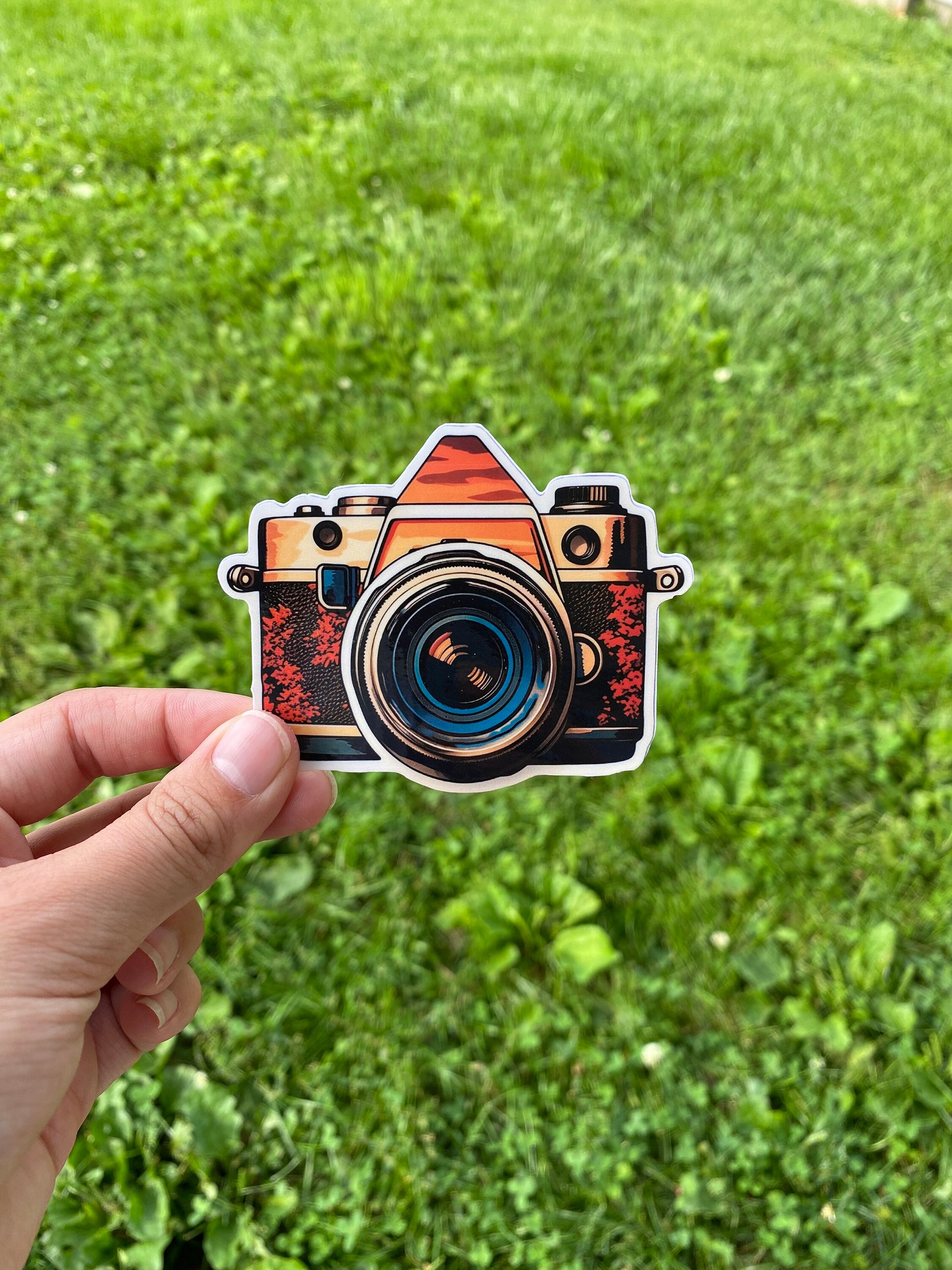 Film Camera Sticker, Laptop Decal, Photography Lover, School Stickers ...